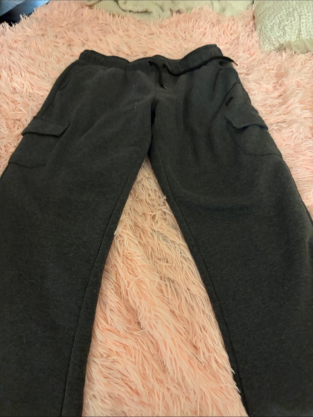 RBX Black Cargo Sweatpants for Kids